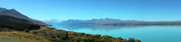 Mount Cook Ile Sonsuz Kar Güney Ada Yeni Zelanda — Stok fotoğraf