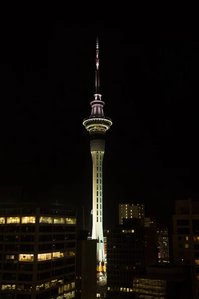 Auckland New Zealand March 2018 Sky Tower Observation Telecommunications Tower — Stock Photo, Image