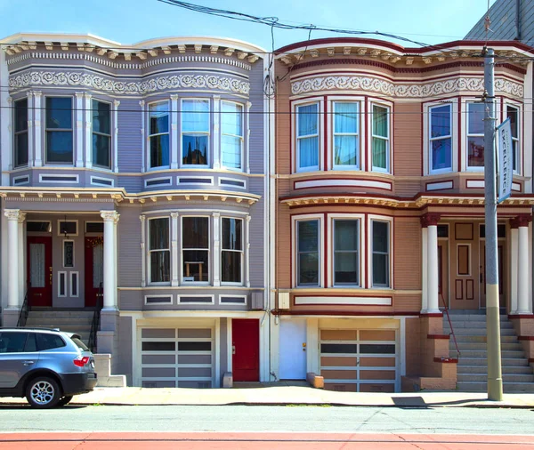 San Francisco Usa May 2018 Painted Ladies Designation Brightly Painted — Stock Photo, Image