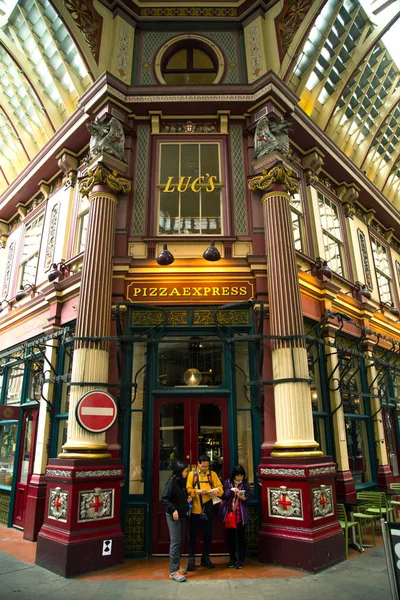 London Wielka Brytania Czerwca 2017 Leadenhall Market Jest Zadaszony Rynek — Zdjęcie stockowe