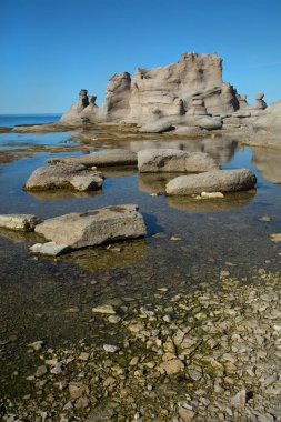 Le chateau adlı grande Ile Mingan Adalar Milli Parkı rezerv Quebec Kanada