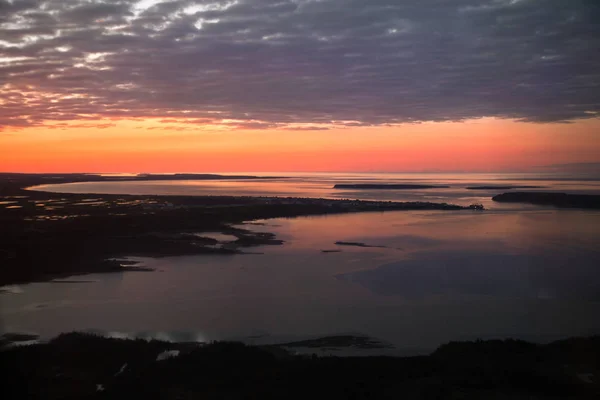 Восход Солнца Над Архипелагом Минган Квебеке Канада — стоковое фото