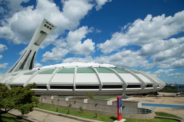 Montreal Kanada Août 2018 1976 Oyunlar Için Olimpiyat Stadı Burada — Stok fotoğraf