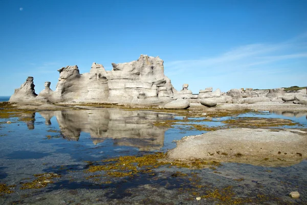 Chateau Grande Ile Parque Nacional Del Archipiélago Mingan Reserve Quebec — Foto de Stock