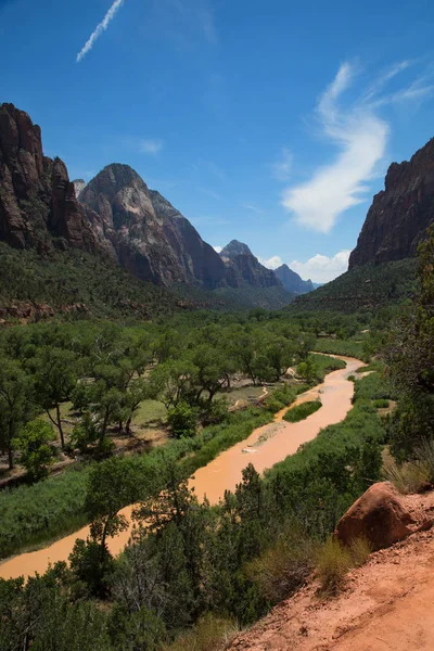 Deertrap Mountain Zion National Park Utah United States — Stock Photo, Image