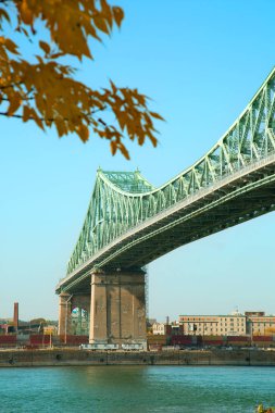 Jacques Cartier köprü Montreal görünümünü Kanada'da Quebec eyaletinde