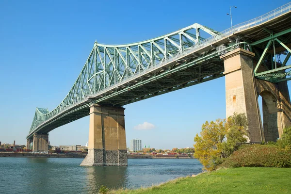 Vue Pont Jacques Cartier Montréal Dans Province Québec Canada — Photo