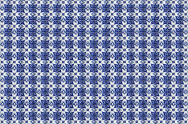 Geleneksel Portekiz kiremit mavi ses tonuyla geometrik fotoğraflarını