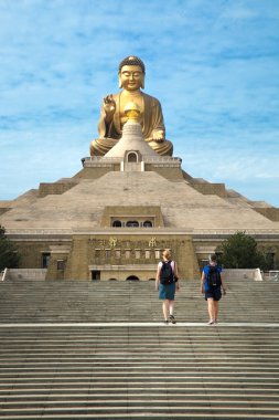 Fuoshan Guang adlı büyük buda buda Kaohsiung Tayvan