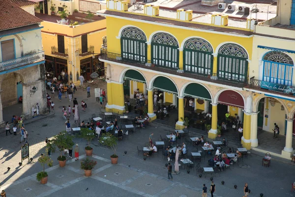 Havana Cuba Dec 2018 Plaza Vieja Havana Cuba Complexo Arquitetônico — Fotografia de Stock