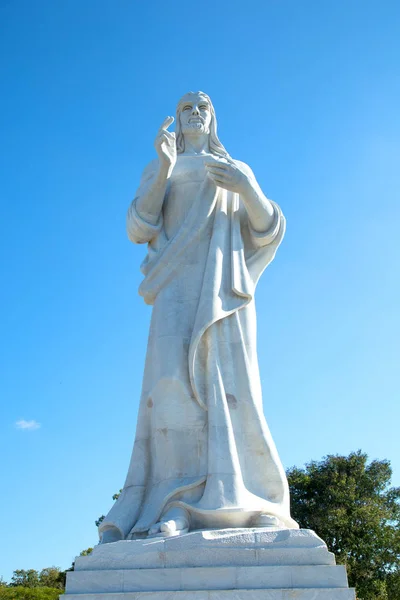 Havana Cuba Dec 2018 Grande Escultura Representando Jesus Nazaré Uma — Fotografia de Stock