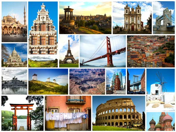 Bilder Mycket Populära Och Turistiska Plats Världen Royaltyfria Stockbilder