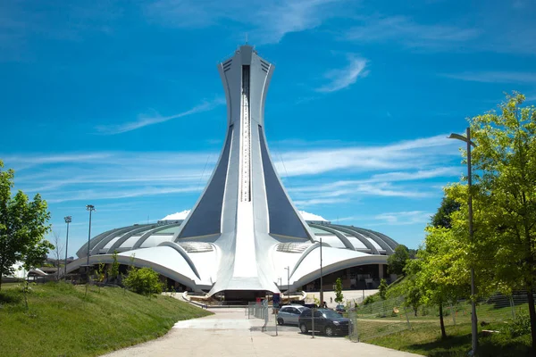 Estadio Olímpico Estadio Usos Múltiples Montreal Canadá Ubicado Parque Olímpico — Foto de Stock