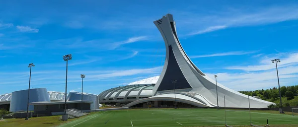Montreal Canada Aout 2018 Ολυμπιακό Στάδιο 1976 Και Biodome Μία — Φωτογραφία Αρχείου