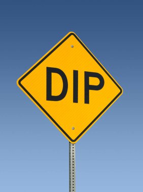 Lekeli mavi arka plan, dikey biçim tabelada daldırma