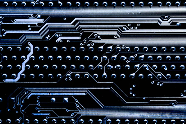 抽象的なメインボード電子コンピューター背景のクローズ アップ ロジック ボード Cpu マザーボード メインボード システム ボード マザー — ストック写真