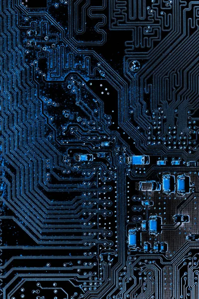 Abstract Close Mainboard Fundo Computador Eletrônico Placa Lógica Placa Mãe — Fotografia de Stock