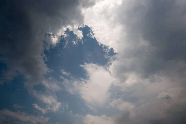 Nubi Buie Tempesta Con Sfondo Nuvole Scure Prima Temporale — Foto Stock