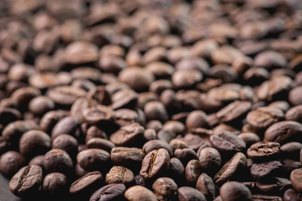 Chicchi Caffè Sono Sfondo — Foto Stock