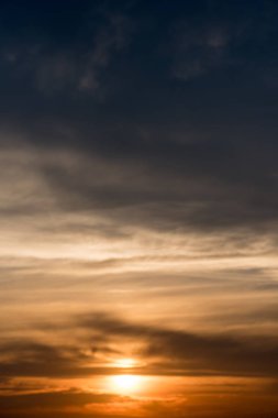 günbatımı gökyüzü arka plan, arka plan ile bulutlar.