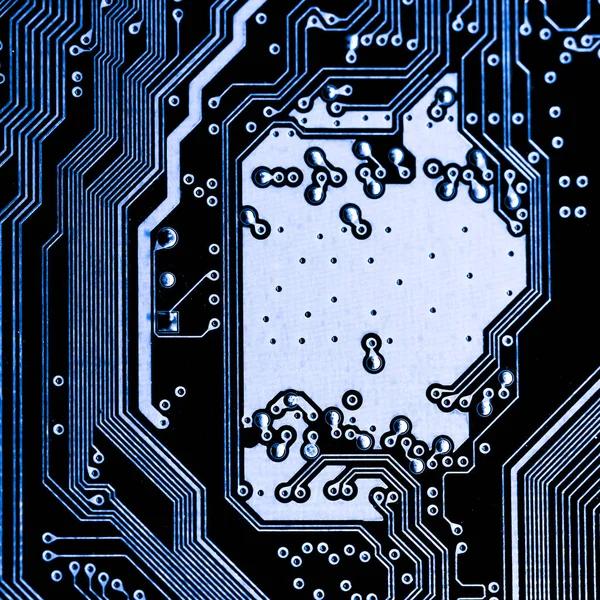 Abstrakt Närbild Moderkort Elektroniska Dator Bakgrund Moderkort Cpu Moderkort Main — Stockfoto