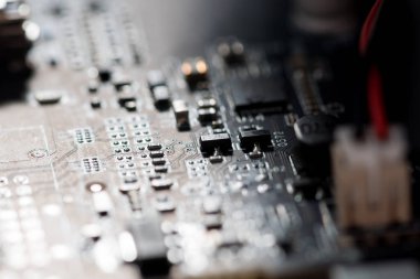Abstract, Mainboard elektronik bilgisayar arka planı kapat. (mantık kurulu, cpu anakart, ana masa, sistem kartına, mobo)