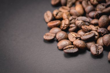 İn yakın kahve çekirdekleri arka plan vardır.