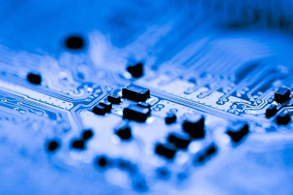 Abstract Mainboard Elektronik Bilgisayar Arka Planı Kapat Mantık Kurulu Cpu — Stok fotoğraf