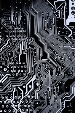 Abstract,close up of Mainboard Electronic computer background.(logic board,cpu motherboard,Main board,system board,mobo) clipart