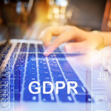 Abstract, Mainboard elektronik bilgisayar arka planı kapat. (Gdpr, genel veri koruma yönetmeliği)