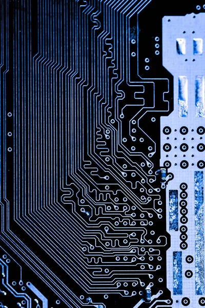 Abstract Close Mainboard Fundo Computador Eletrônico Placa Lógica Placa Mãe — Fotografia de Stock