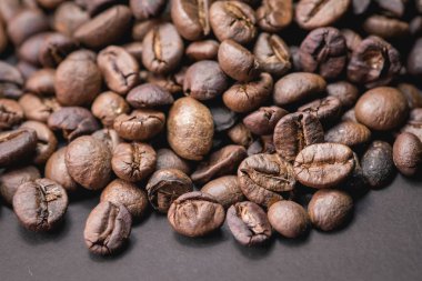 İn yakın kahve çekirdekleri arka plan vardır.