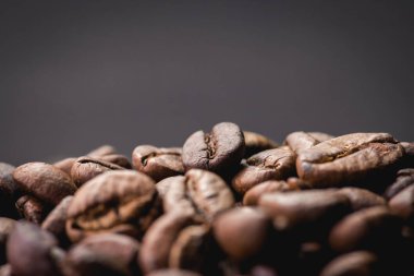 İn yakın kahve çekirdekleri arka plan vardır.