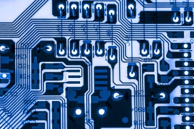 Abstract, Mainboard elektronik bilgisayar arka planı kapat. (Çok, şeylerin Internet)