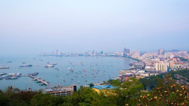 En güzel bakış açısı Pattaya Beach Pattaya City Chonburi, Thailand.