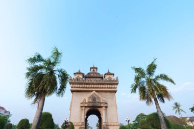Pha Luang tapınak Vientiane, Laos, güzel mimari