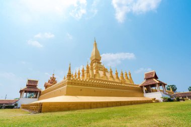 Pha Luang tapınak Vientiane, Laos, güzel mimari