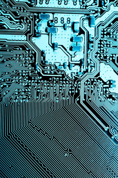 Abstraktní Zblízka Mainboard Elektronické Počítače Pozadí Logika Rady Cpu Deska — Stock fotografie