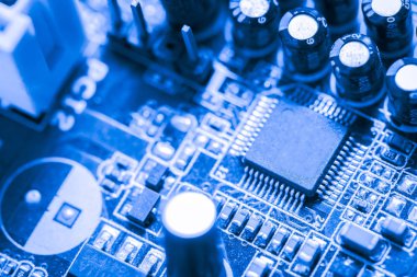 Abstract, Mainboard elektronik bilgisayar arka planı kapat. (mantık kurulu, cpu anakart, ana masa, sistem kartına, mobo)