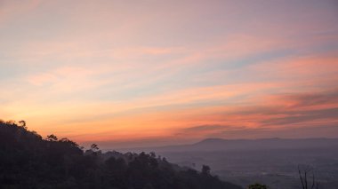 Manzara Doğa güneşin doğuşunu Tayland at
