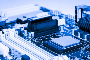 Abstract, Mainboard elektronik bilgisayar arka planı kapat. (mantık kurulu, cpu anakart, ana masa, sistem kartına, mobo)