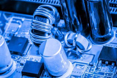 Abstract, Mainboard elektronik bilgisayar arka planı kapat. (mantık kurulu, cpu anakart, ana masa, sistem kartına, mobo)