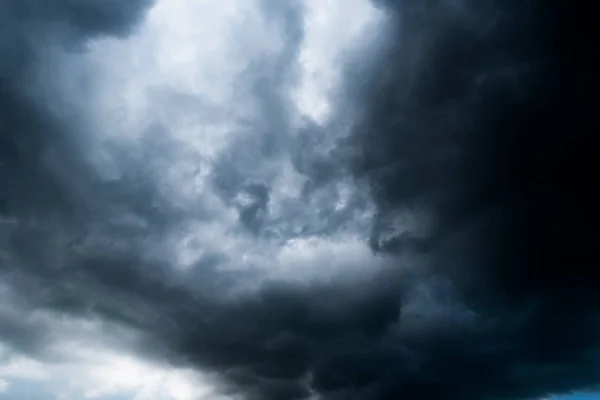 Nubi Buie Tempesta Con Sfondo Nuvole Scure Prima Temporale — Foto Stock