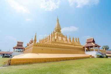 Pha Luang tapınak Vientiane, Laos, güzel mimari