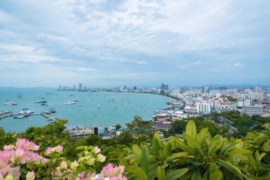 En güzel bakış açısı Pattaya Beach Pattaya City Chonburi, Thailand.