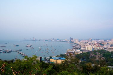 En güzel bakış açısı Pattaya Beach Pattaya City Chonburi, Thailand.