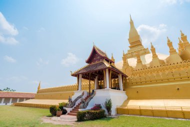 Pha Luang tapınak Vientiane, Laos, güzel mimari