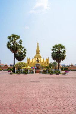 Pha Luang tapınak Vientiane, Laos, güzel mimari
