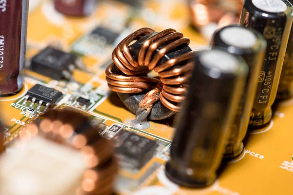 Abstract, Mainboard elektronik bilgisayar arka planı kapat. (mantık kurulu, cpu anakart, ana masa, sistem kartına, mobo)