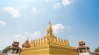 Pha Luang tapınak Vientiane, Laos, güzel mimari